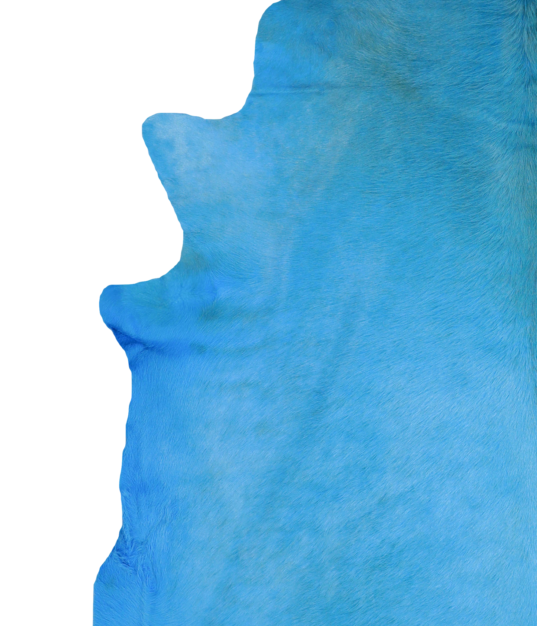 Dyed Sea Blue Cowhide Rug #A20365