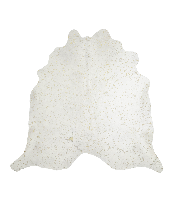 Metallic XX-Large Brazilian Cowhide Rug 7'2"H x 7'7"W #A20404 by Hudson Hides