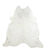 Metallic X-Large Brazilian Cowhide Rug 7'0"H x 6'9"W #A20405 by Hudson Hides