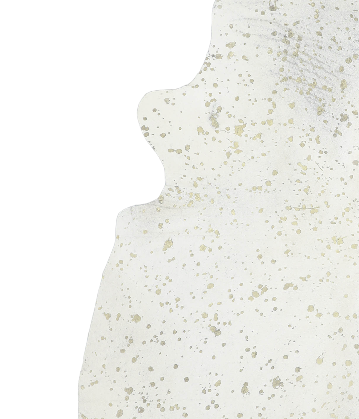 Metallic X-Large Brazilian Cowhide Rug 7'0"H x 6'9"W #A20405 by Hudson Hides