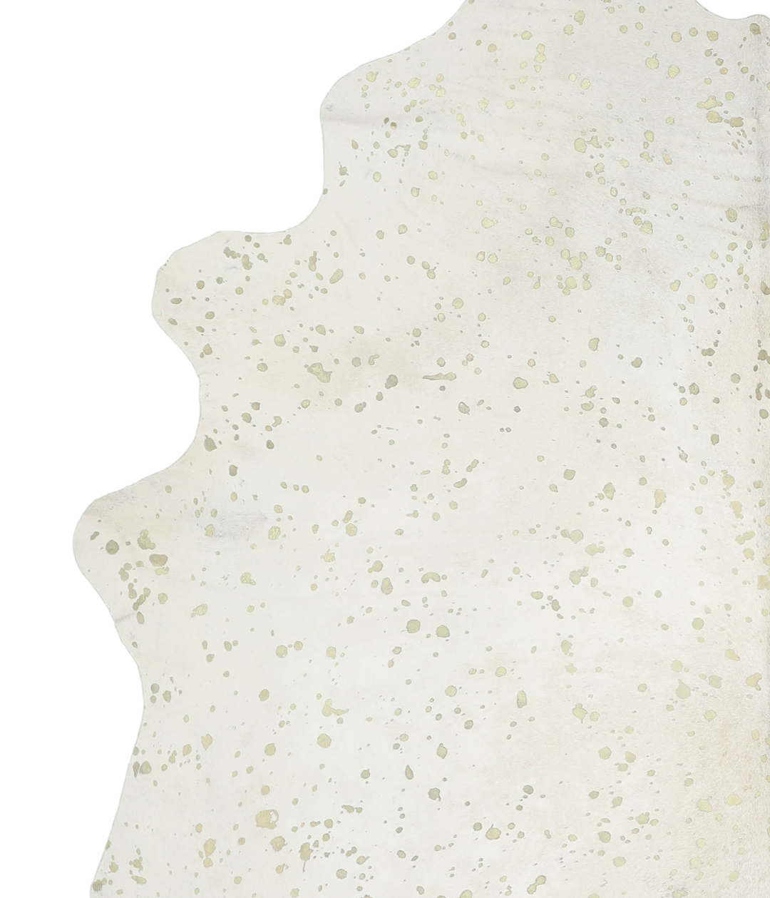 Metallic XX-Large Brazilian Cowhide Rug 7'7"H x 6'10"W #A20407 by Huds