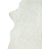 Metallic X-Large Brazilian Cowhide Rug 7'7"H x 6'6"W #A20425 by Hudson Hides