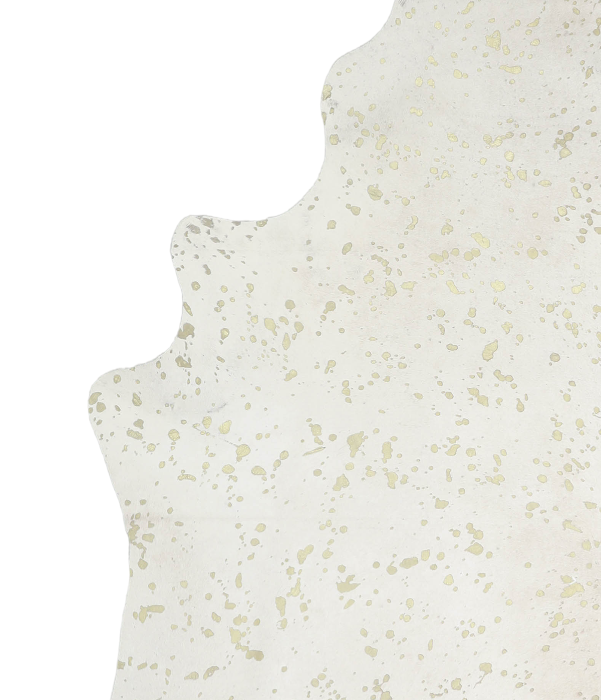 Metallic X-Large Brazilian Cowhide Rug 7'6"H x 6'5"W #A20439 by Hudson Hides
