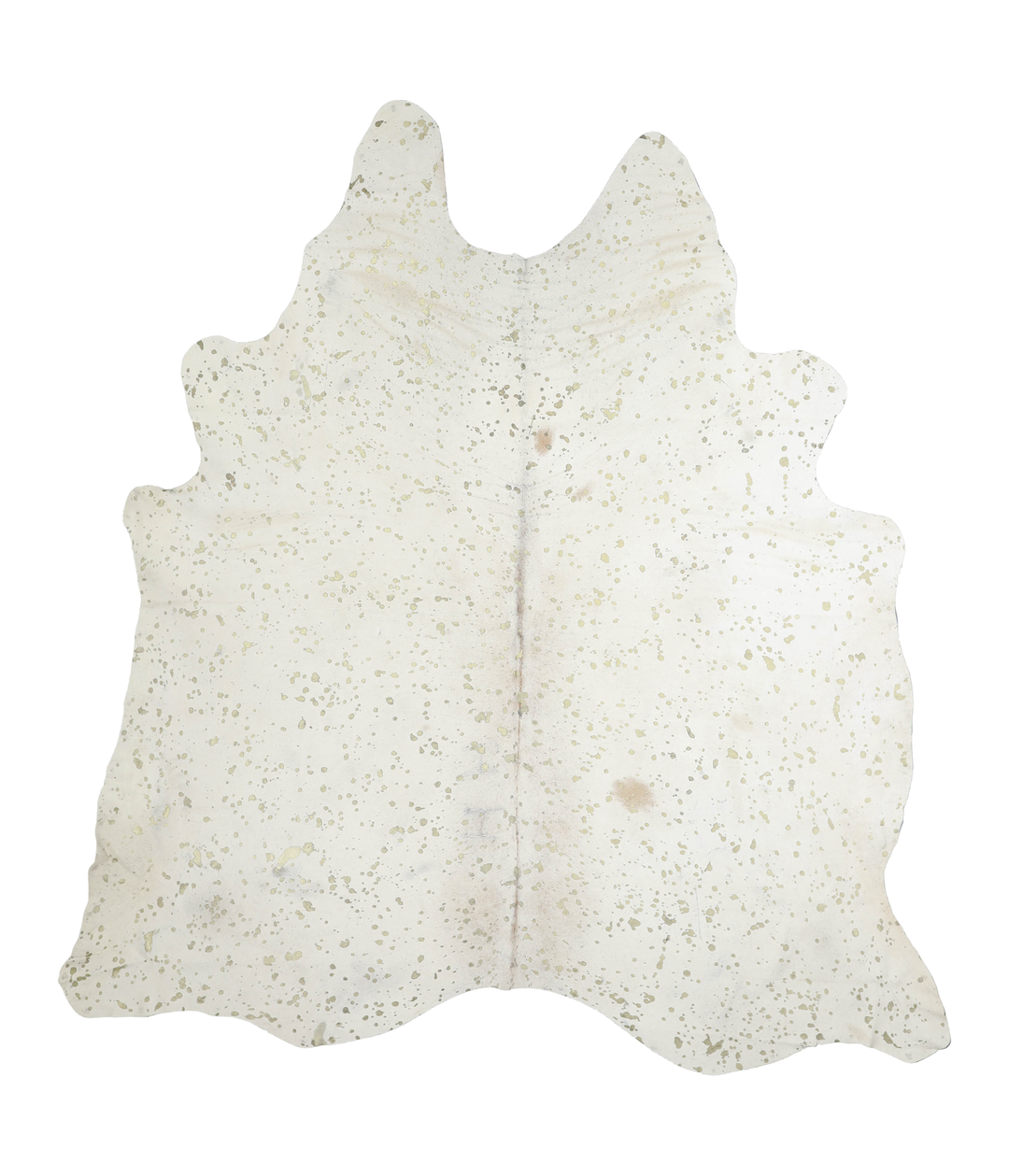 Metallic XX-Large Brazilian Cowhide Rug 7'11"H x 7'2"W #A20440 by Huds