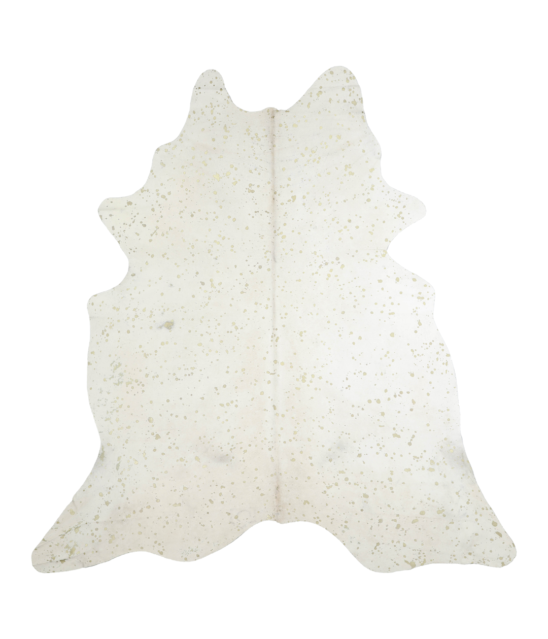 Metallic XX-Large Brazilian Cowhide Rug 7'7"H x 7'2"W #A20441 by Hudso