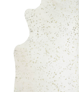 Metallic X-Large Brazilian Cowhide Rug 7'1"H x 6'11"W #A20442 by Hudson Hides