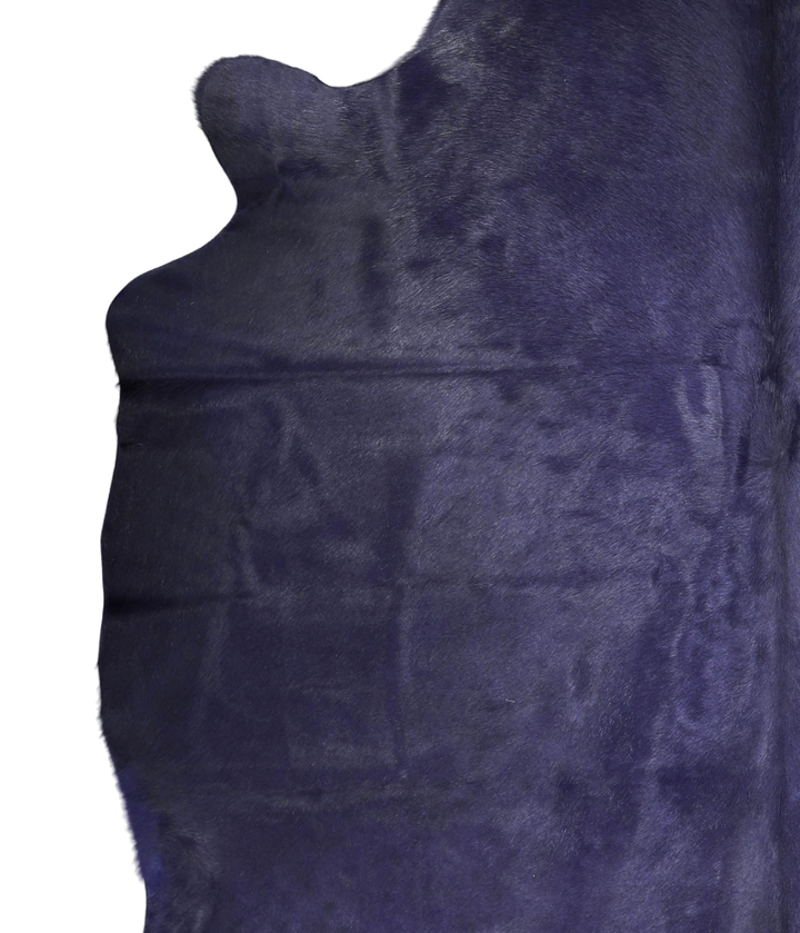 Dyed Purple X-Large Brazilian Cowhide Rug 6'9"H x 7'0"W #A20486 by Hudson Hides