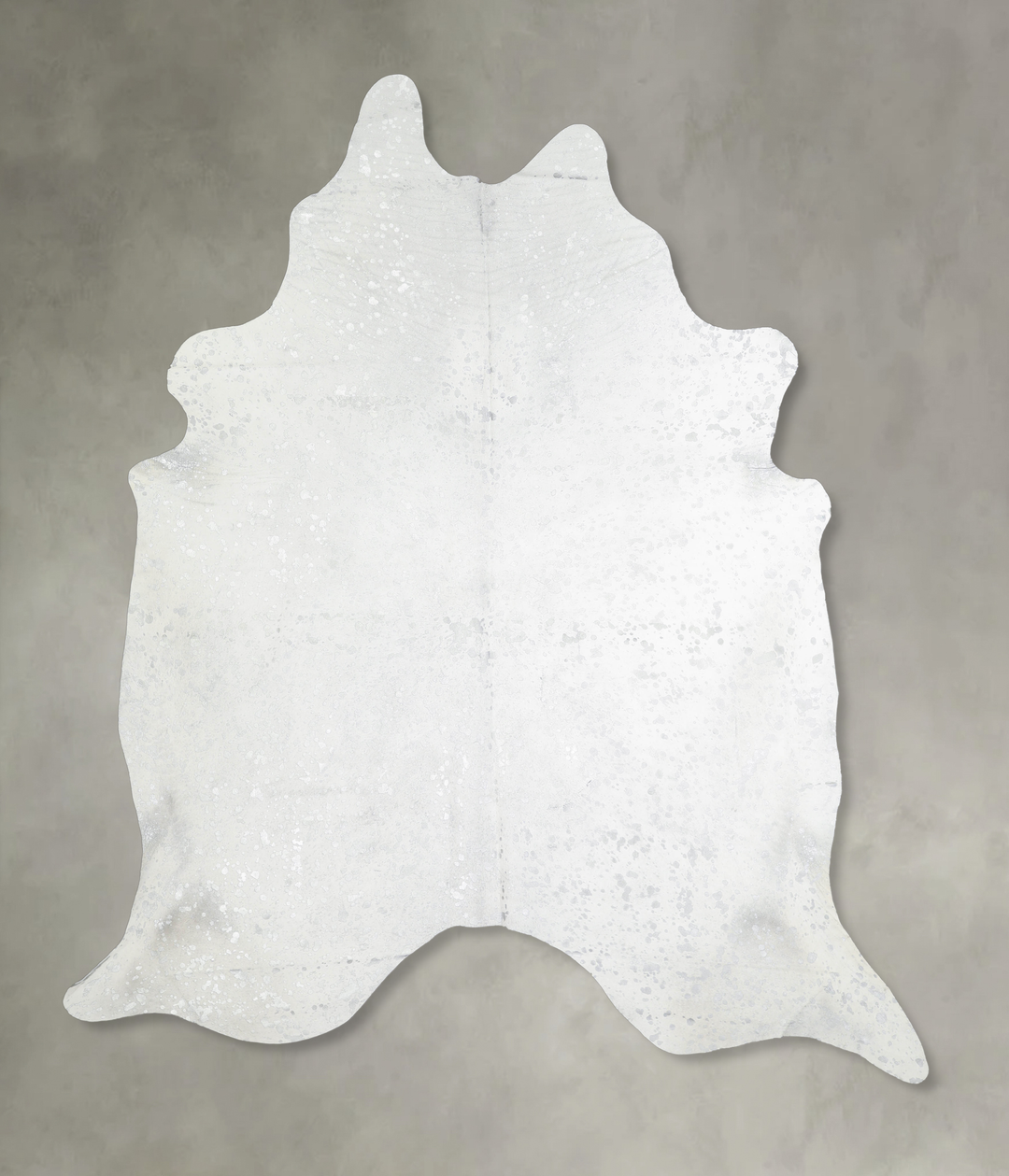 Metallic XX-Large Brazilian Cowhide Rug 8'1"H x 7'1"W #A20495 by Hudso