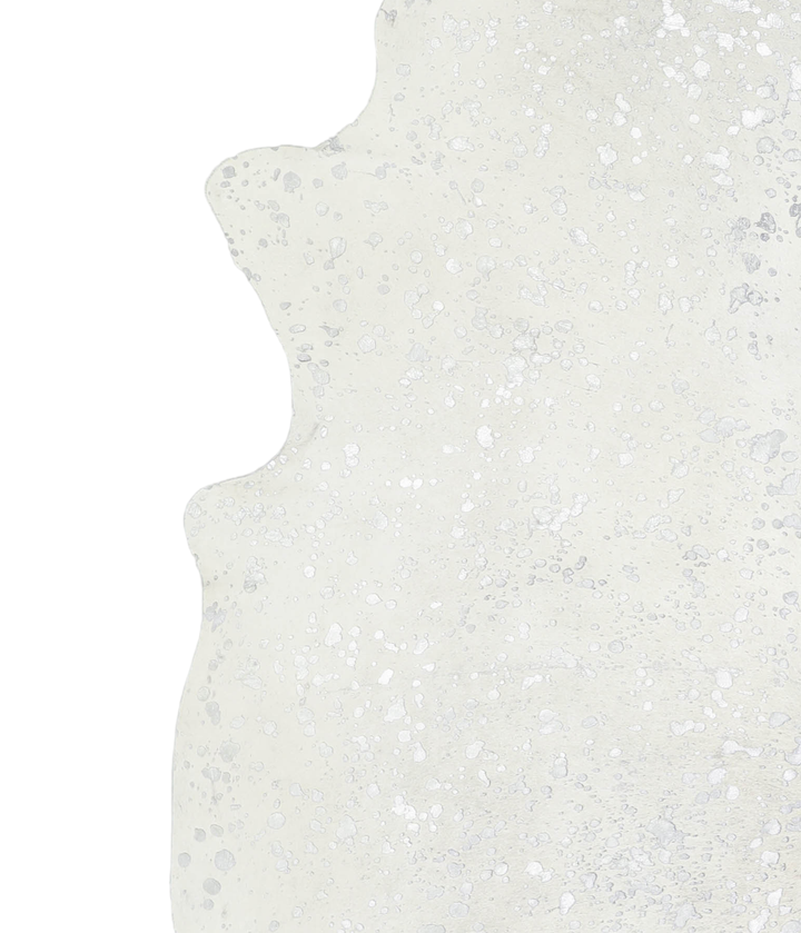 Metallic X-Large Brazilian Cowhide Rug 6'11"H x 6'3"W #A20497 by Hudson Hides