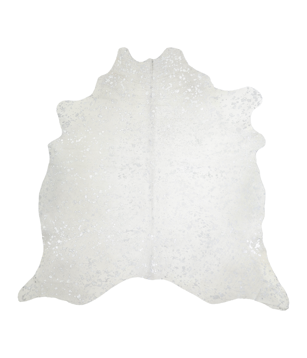 Metallic X-Large Brazilian Cowhide Rug 6'10"H x 7'0"W #A20499 by Hudso