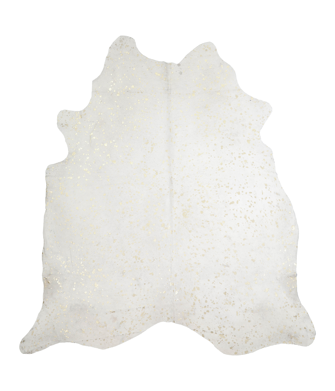 Metallic XX-Large Brazilian Cowhide Rug 8'1"H x 7'5"W #A20500 by Hudso