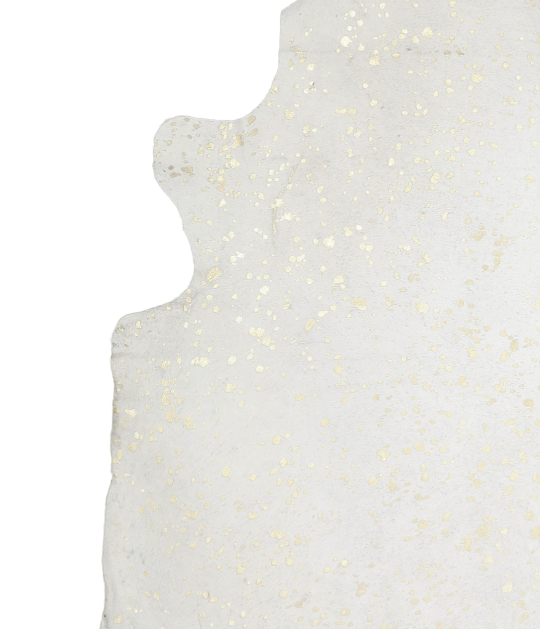 Metallic XX-Large Brazilian Cowhide Rug 8'1"H x 7'5"W #A20500 by Hudso