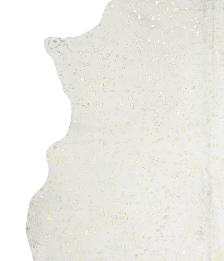 Metallic XX-Large Brazilian Cowhide Rug 7'10"H x 7'4"W #A20502 by Hudson Hides