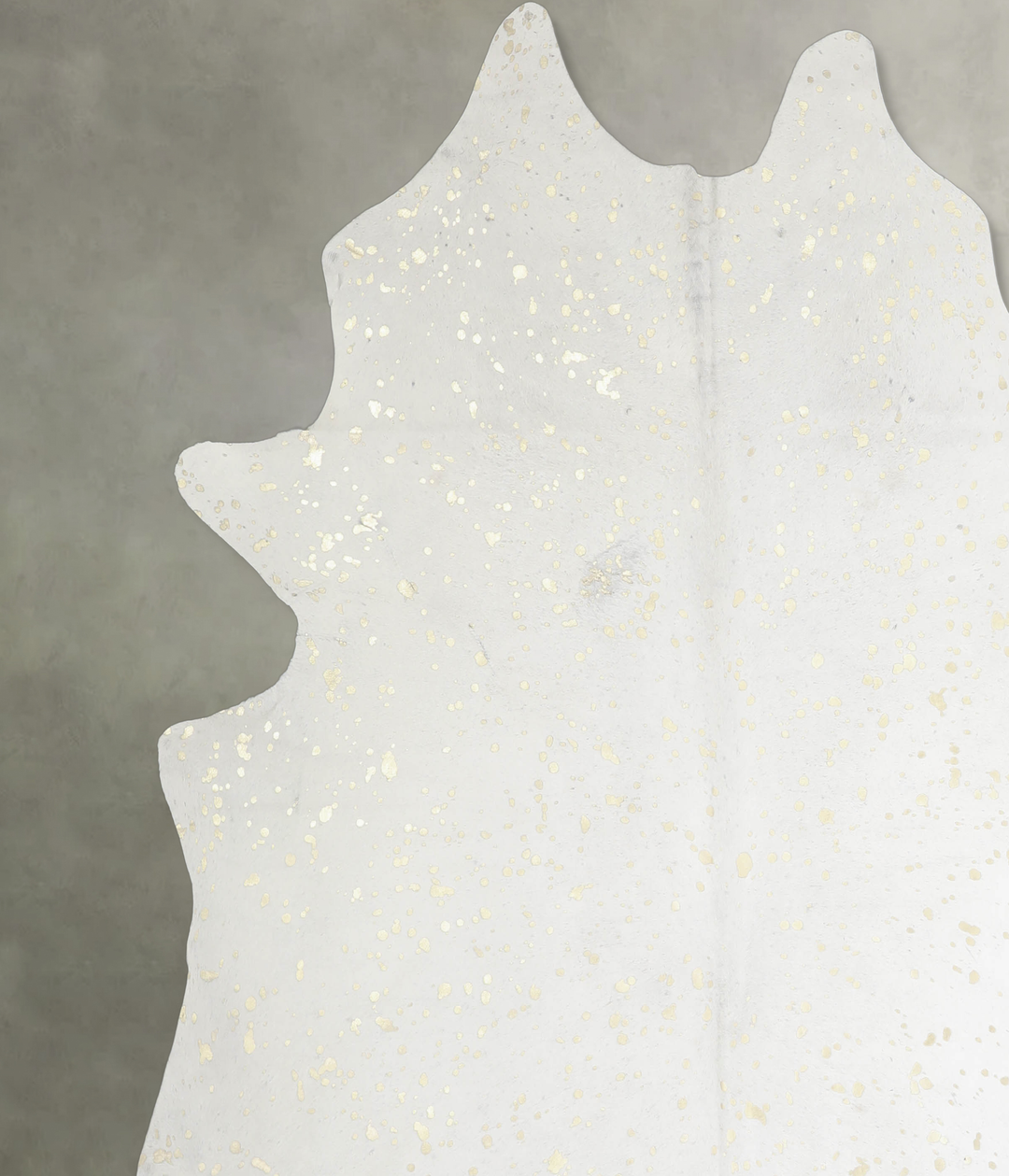 Metallic XX-Large Brazilian Cowhide Rug 7'3"H x 7'4"W #A20503 by Hudso