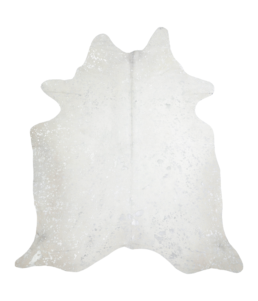 Metallic XX-Large Brazilian Cowhide Rug 7'5"H x 6'10"W #A20505 by Huds