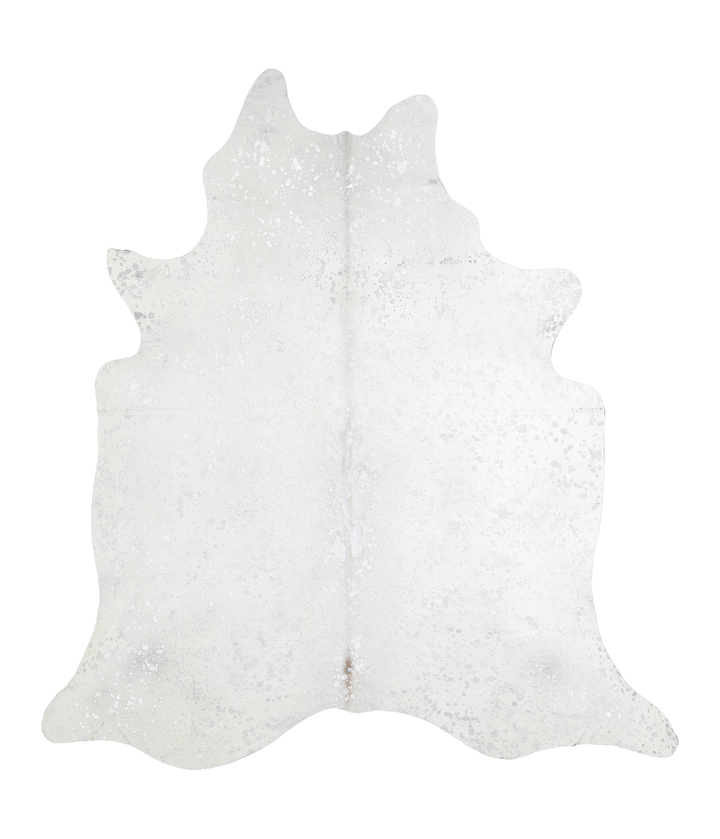 Metallic X-Large Brazilian Cowhide Rug 7'4"H x 6'7"W #A20506 by Hudson Hides
