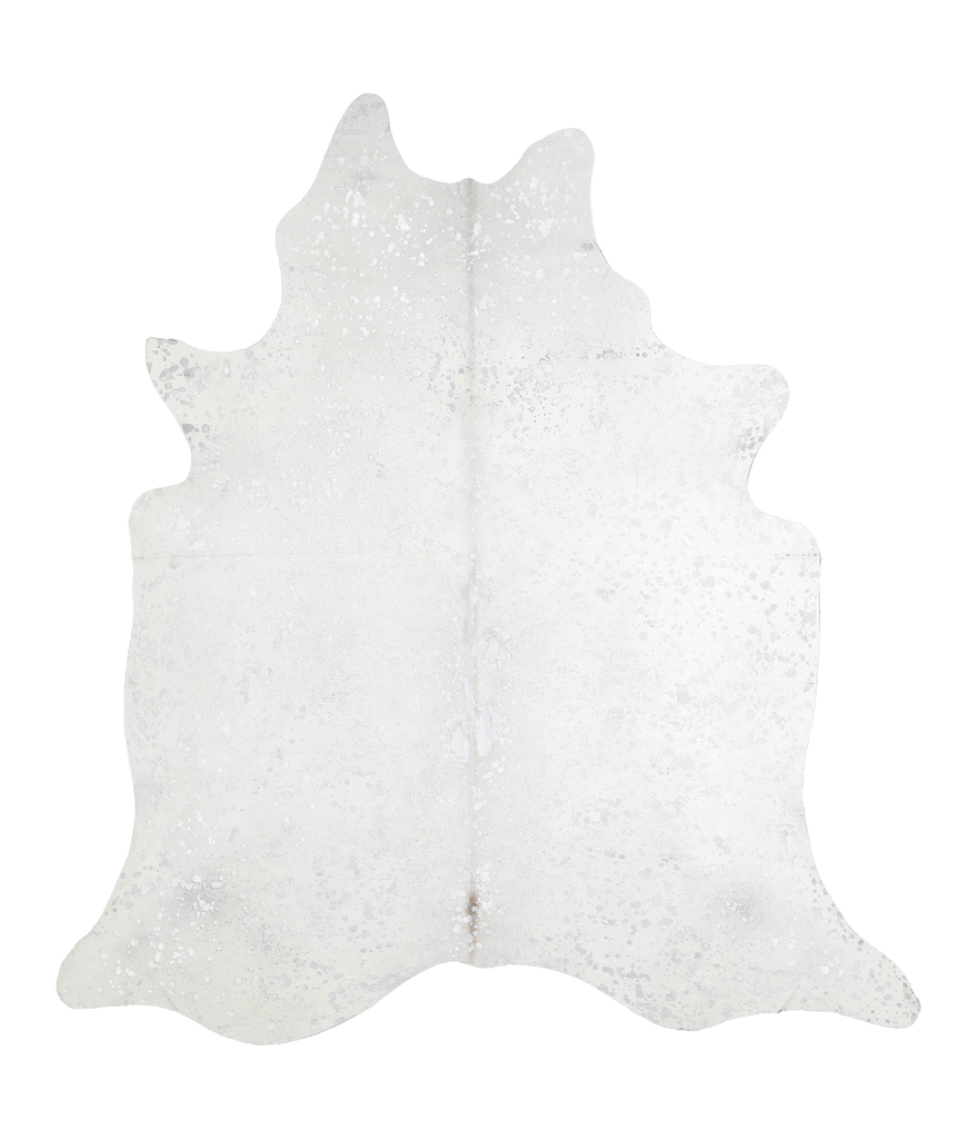 Metallic X-Large Brazilian Cowhide Rug 7'4"H x 6'7"W #A20506 by Hudson Hides