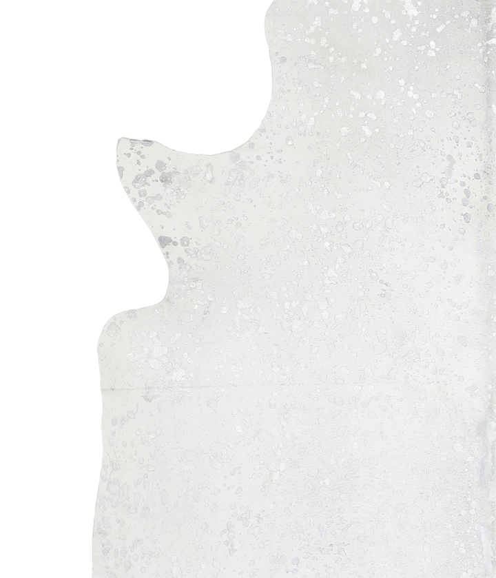 Metallic X-Large Brazilian Cowhide Rug 7'4"H x 6'7"W #A20506 by Hudson Hides