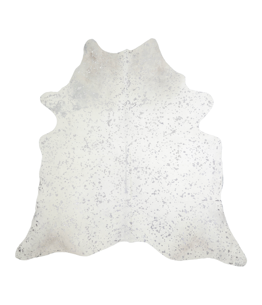 Metallic XX-Large Brazilian Cowhide Rug 7'7"H x 7'7"W #A20512 by Hudson Hides