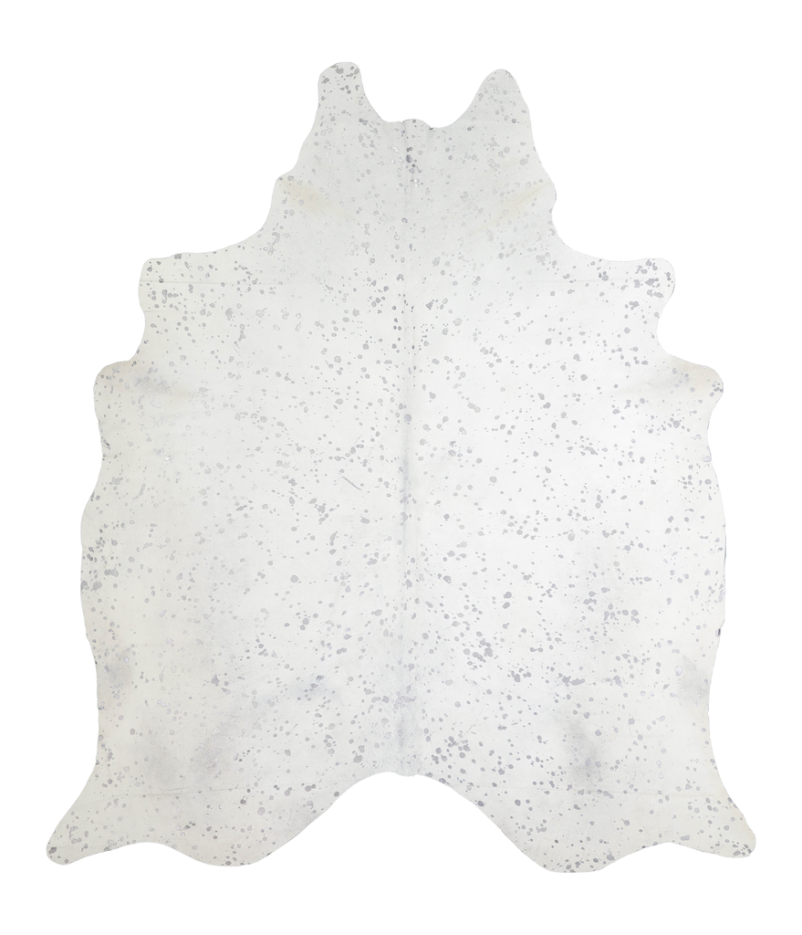 Metallic XX-Large Brazilian Cowhide Rug 7'10"H x 6'9"W #A20513 by Hudson Hides