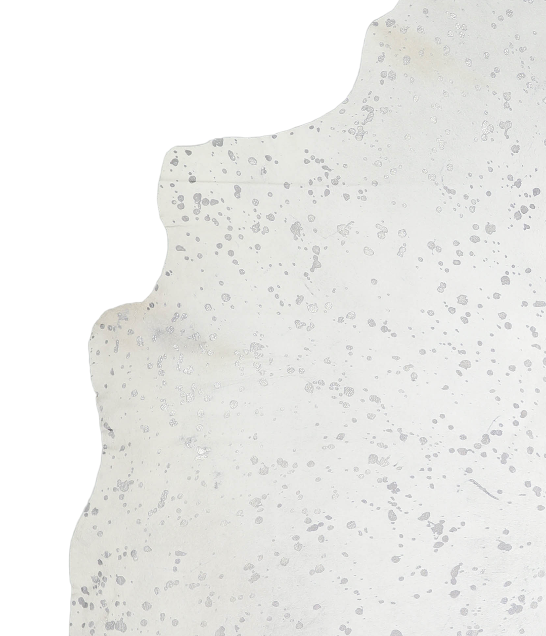 Metallic XX-Large Brazilian Cowhide Rug 7'10"H x 6'9"W #A20513 by Huds