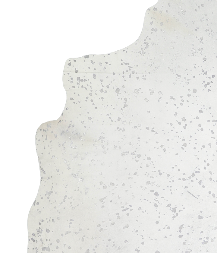 Metallic XX-Large Brazilian Cowhide Rug 7'10"H x 6'9"W #A20513 by Hudson Hides