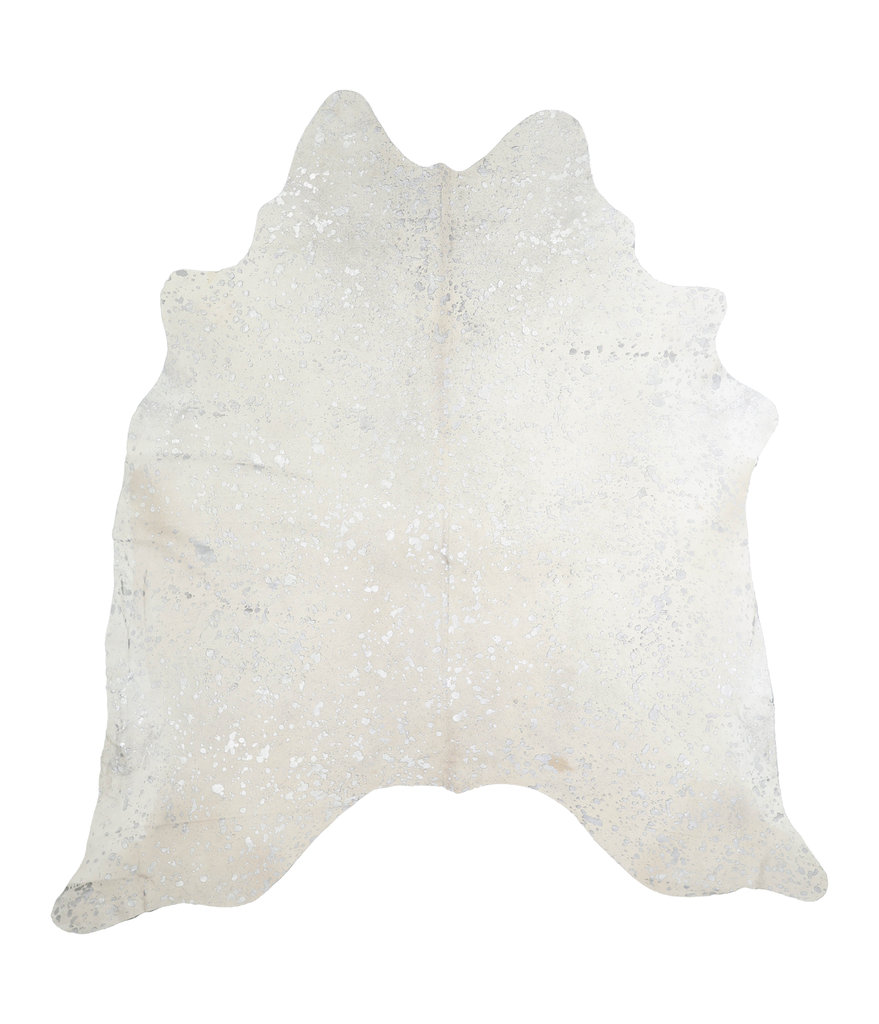 Metallic XX-Large Brazilian Cowhide Rug 8'2"H x 7'5"W #A20515 by Hudson Hides