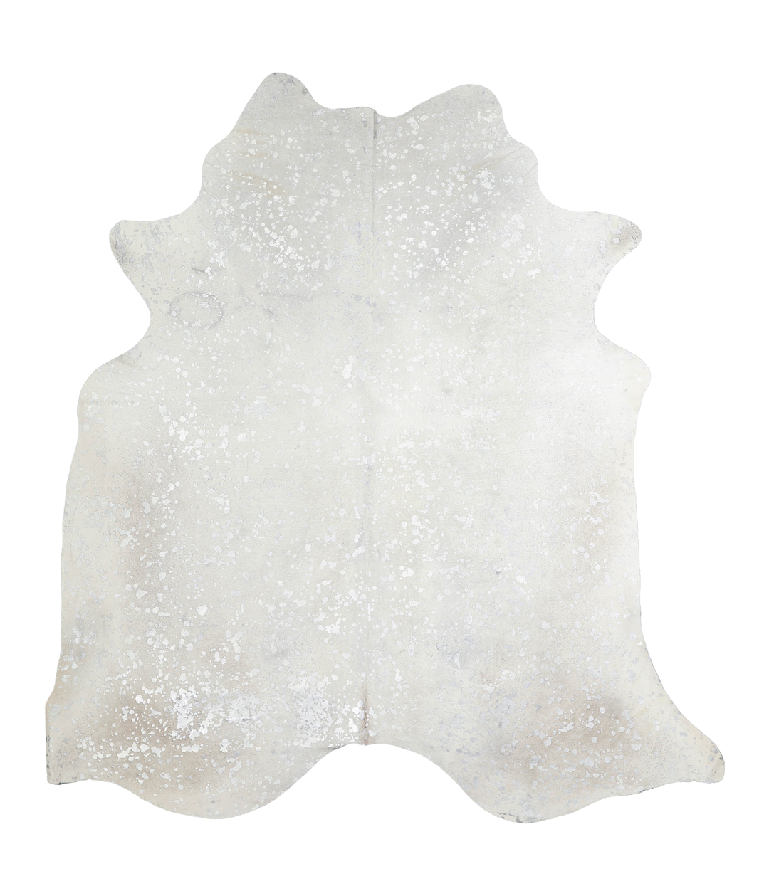 Metallic X-Large Brazilian Cowhide Rug 7'5"H x 6'8"W #A20517 by Hudson