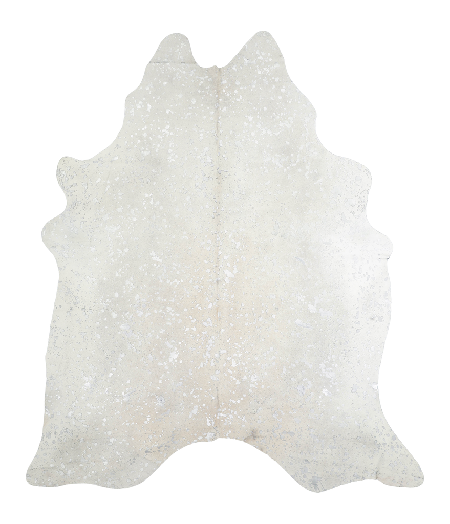 Metallic XX-Large Brazilian Cowhide Rug 7'11"H x 6'9"W #A20518 by Hudson Hides
