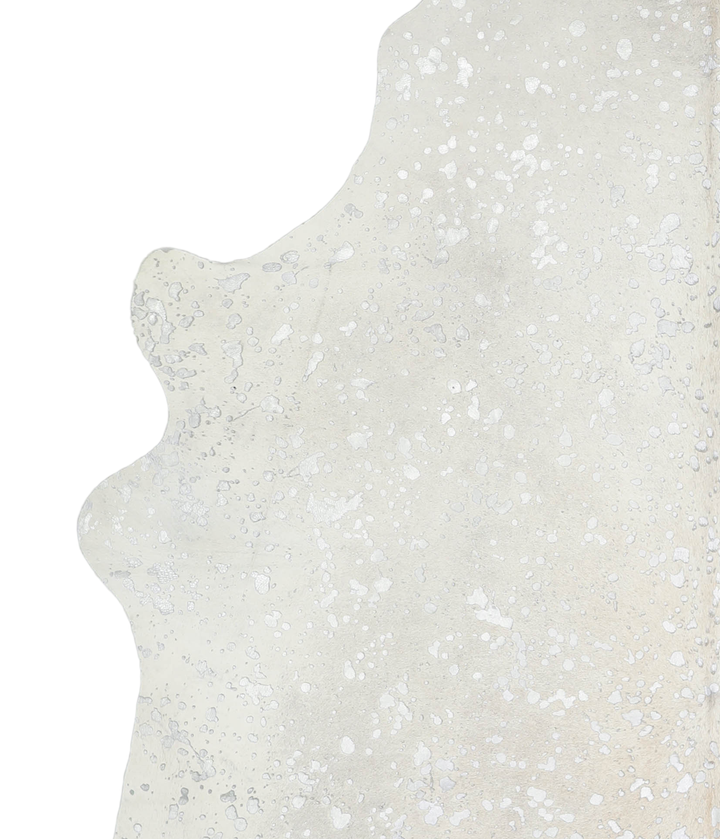 Metallic XX-Large Brazilian Cowhide Rug 7'11"H x 6'9"W #A20518 by Hudson Hides