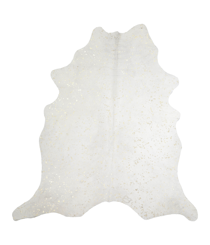 Metallic XX-Large Brazilian Cowhide Rug 7'11"H x 7'4"W #A20520 by Hudson Hides