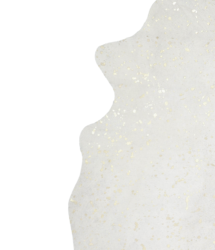 Metallic XX-Large Brazilian Cowhide Rug 7'11"H x 7'4"W #A20520 by Hudson Hides