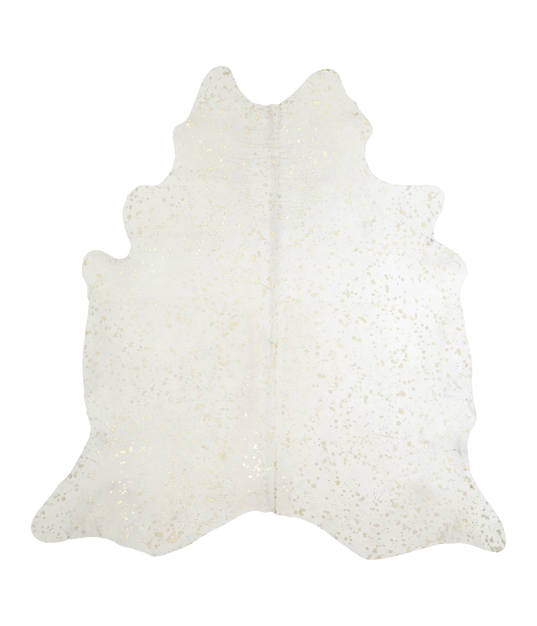 Metallic XX-Large Brazilian Cowhide Rug 7'7"H x 7'3"W #A20524 by Hudso