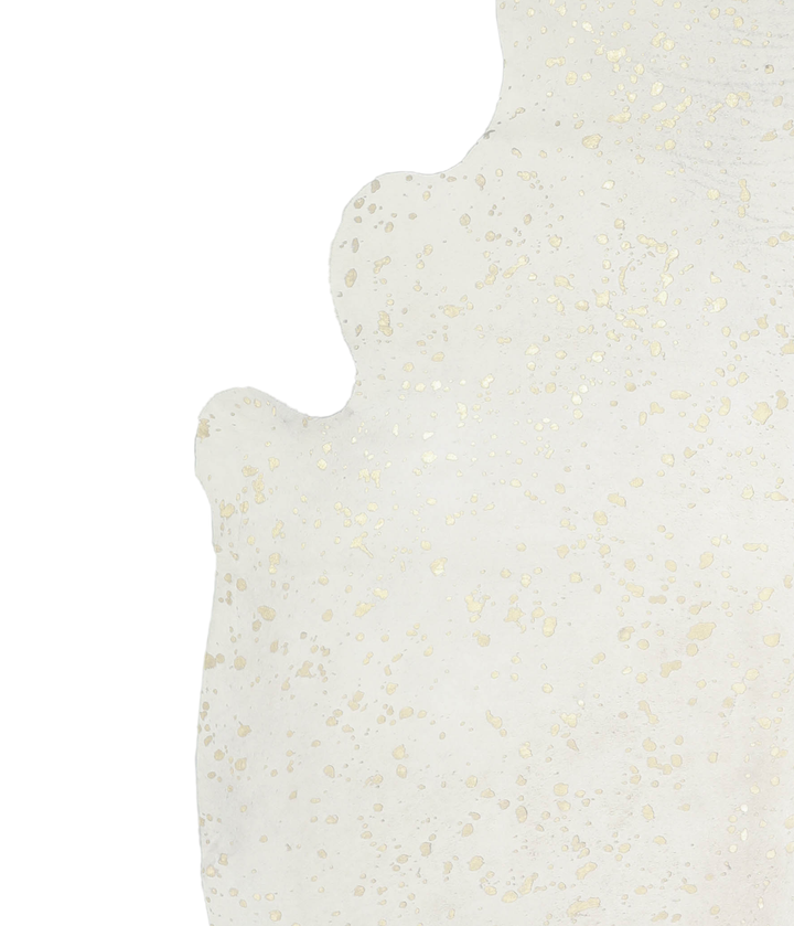 Metallic XX-Large Brazilian Cowhide Rug 7'7"H x 7'3"W #A20524 by Hudson Hides