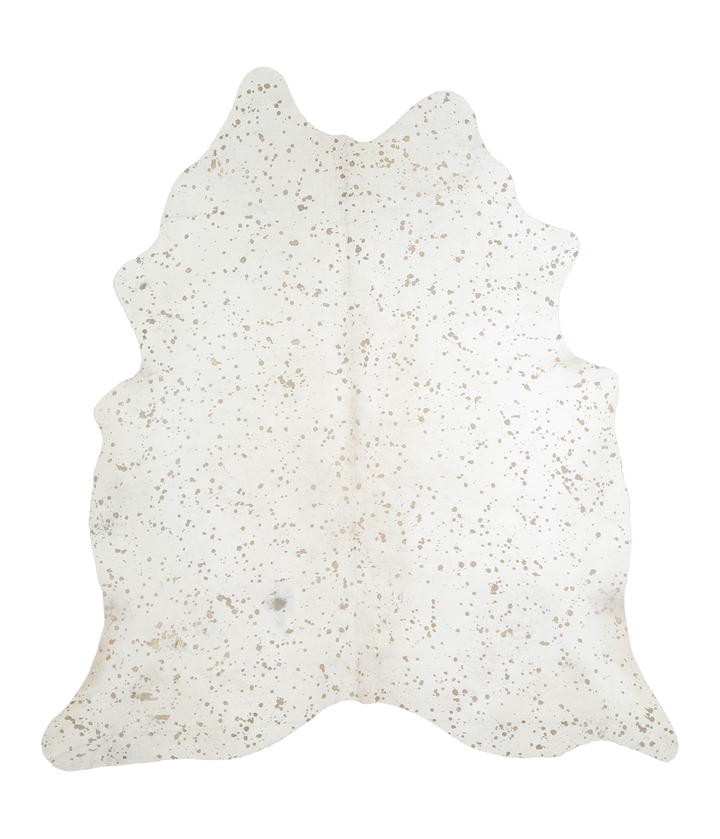 Metallic X-Large Brazilian Cowhide Rug 7'5"H x 6'8"W #A20527 by Hudson Hides