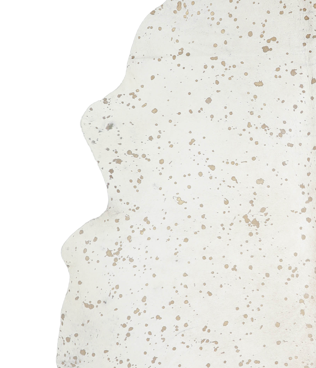 Metallic X-Large Brazilian Cowhide Rug 7'5"H x 6'8"W #A20527 by Hudson