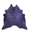 Dyed Purple XX-Large Brazilian Cowhide Rug 7'2