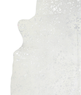 Metallic X-Large Brazilian Cowhide Rug 7'5"H x 6'8"W #A20540 by Hudson Hides