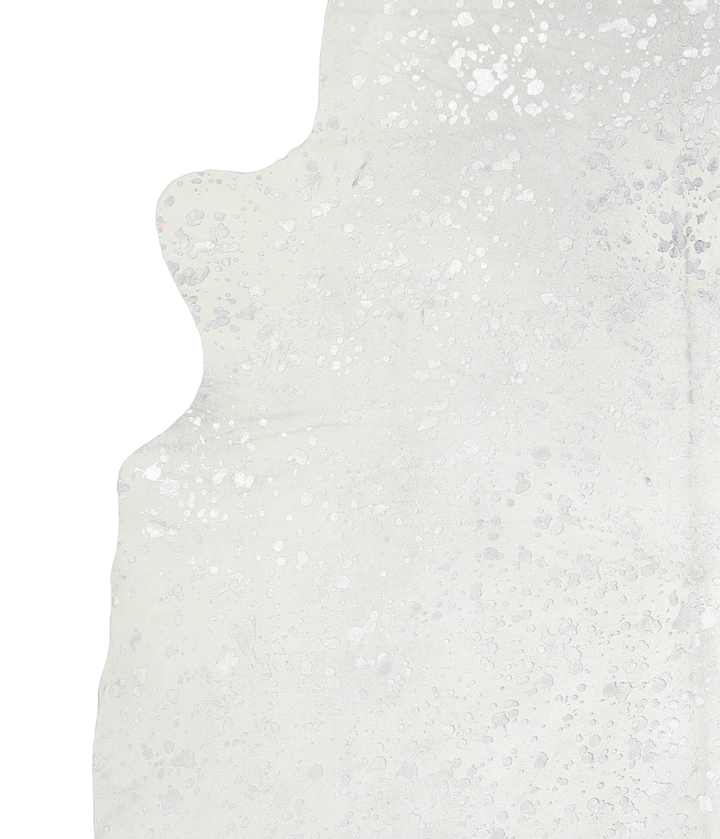 Metallic X-Large Brazilian Cowhide Rug 7'5"H x 6'8"W #A20540 by Hudson Hides