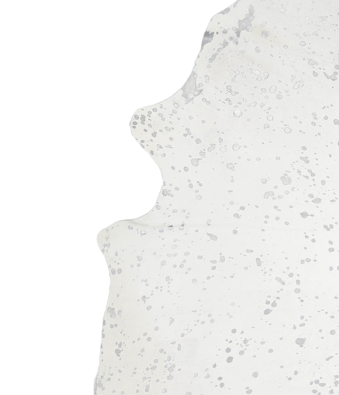 Metallic X-Large Brazilian Cowhide Rug 7'1"H x 6'7"W #A20542 by Hudson