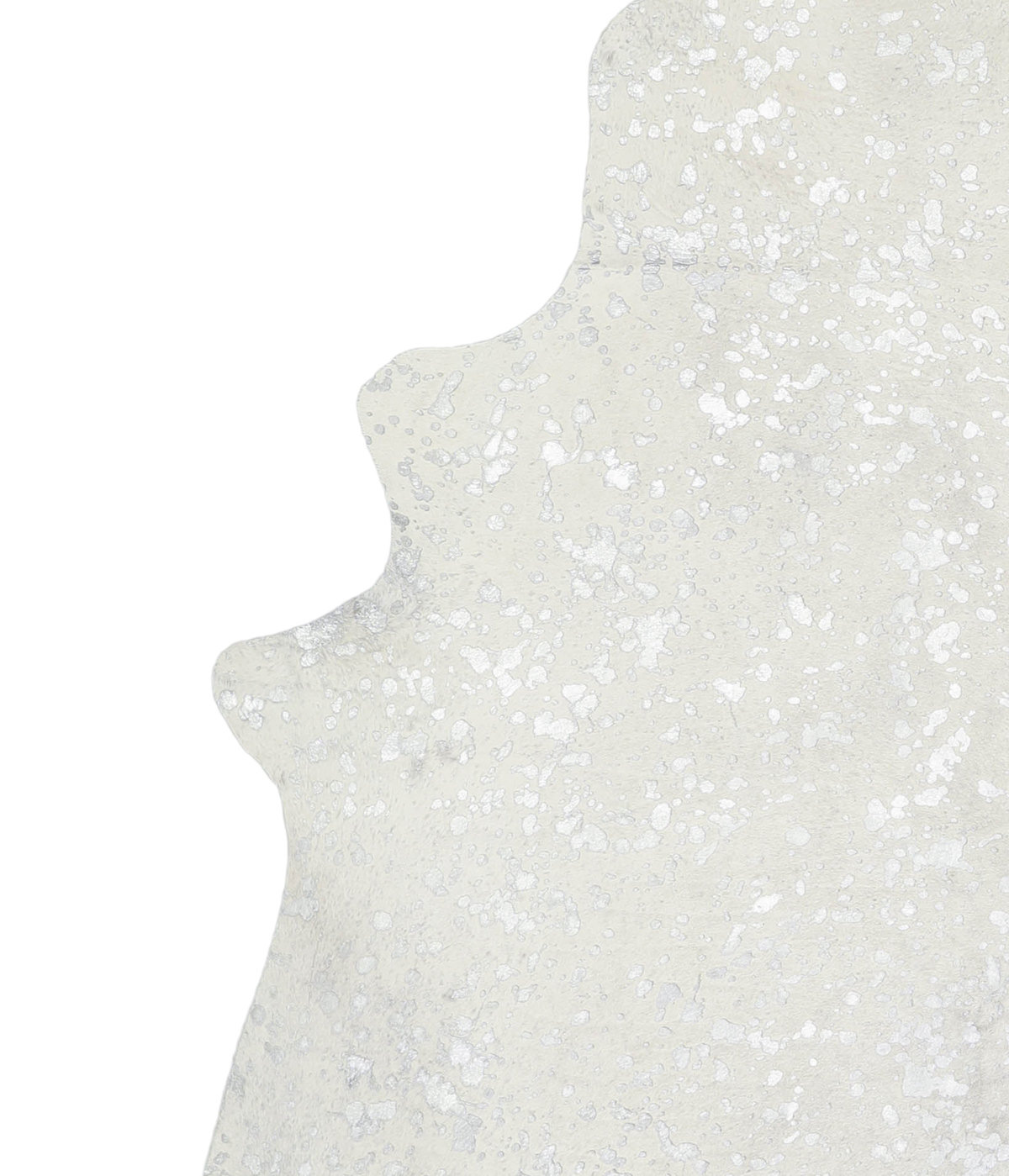 Metallic XX-Large Brazilian Cowhide Rug 7'8"H x 6'8"W #A20543 by Hudson Hides