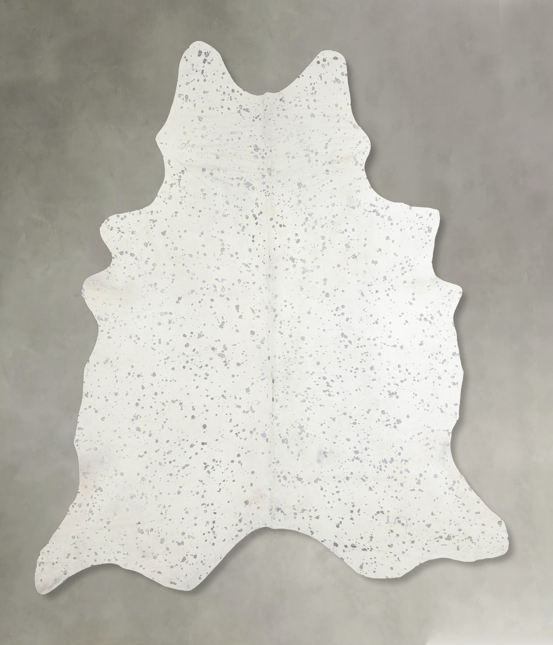 Metallic XX-Large Brazilian Cowhide Rug 7'10"H x 6'11"W #A20553 by Hud