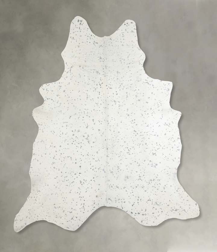 Metallic XX-Large Brazilian Cowhide Rug 7'10"H x 6'11"W #A20553 by Hudson Hides