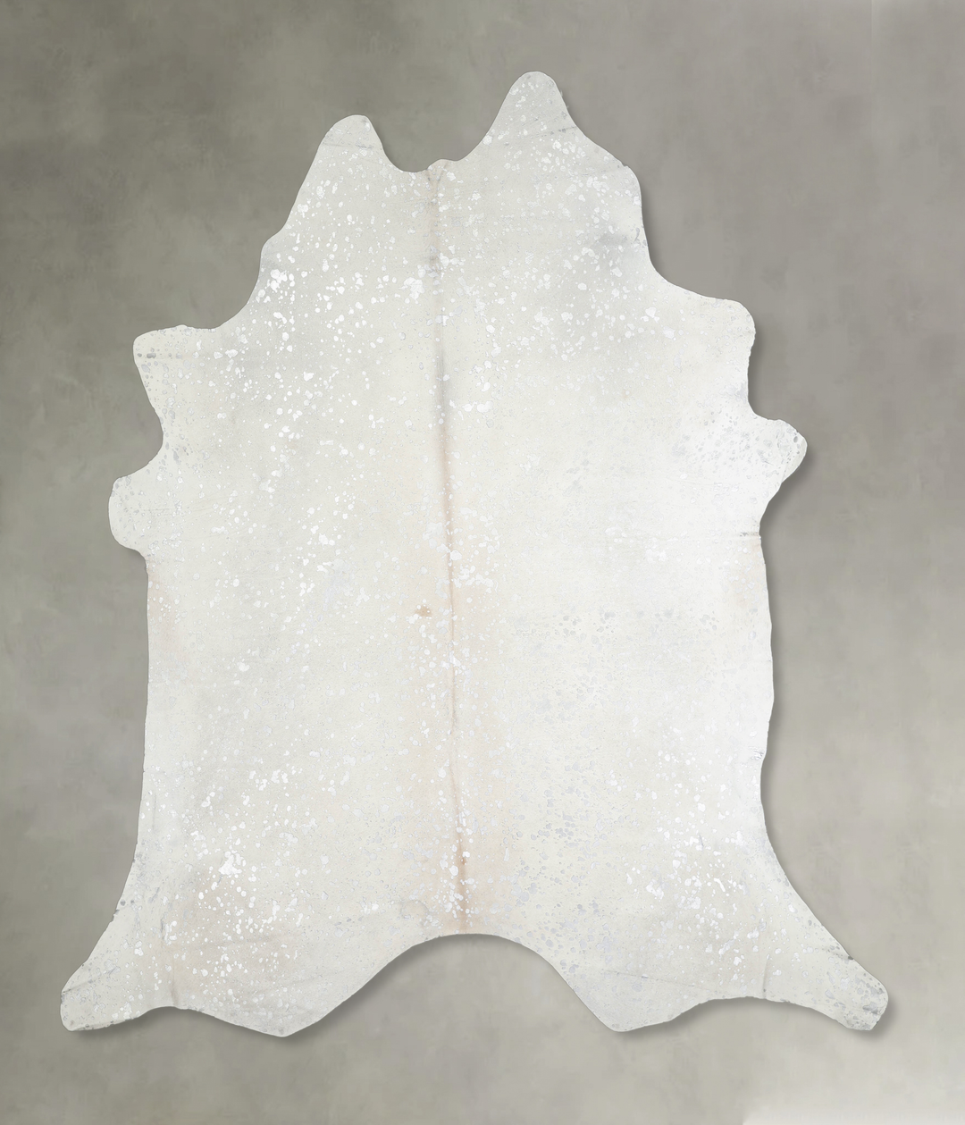 Metallic XX-Large Brazilian Cowhide Rug 8'4"H x 7'11"W #A20554 by Huds