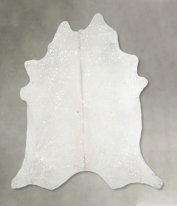 Metallic XX-Large Brazilian Cowhide Rug 8'4"H x 7'11"W #A20554 by Hudson Hides