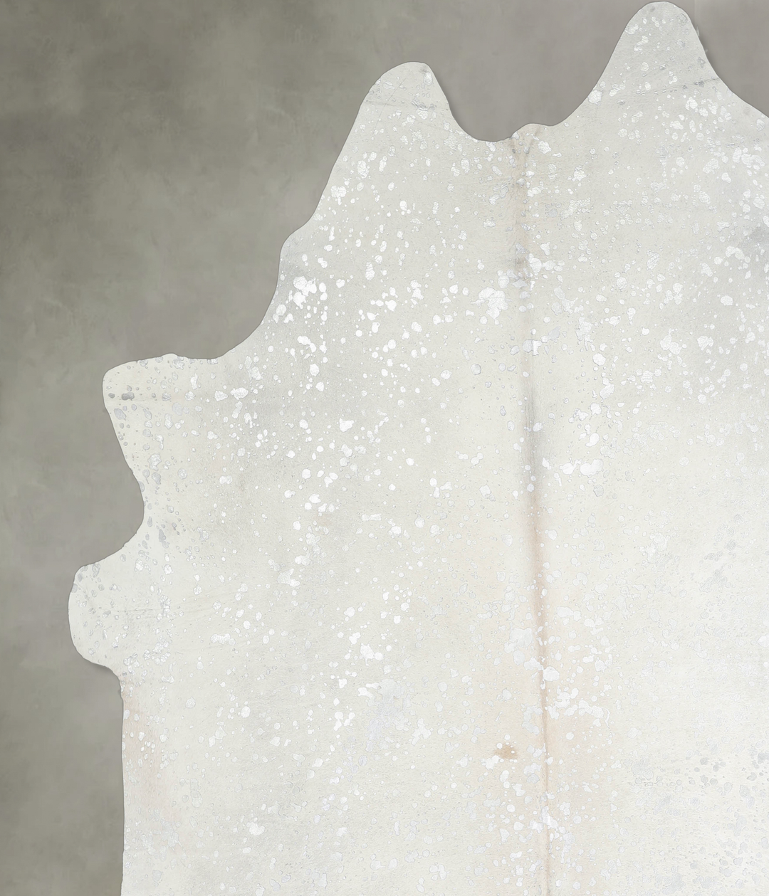 Metallic XX-Large Brazilian Cowhide Rug 8'4"H x 7'11"W #A20554 by Huds