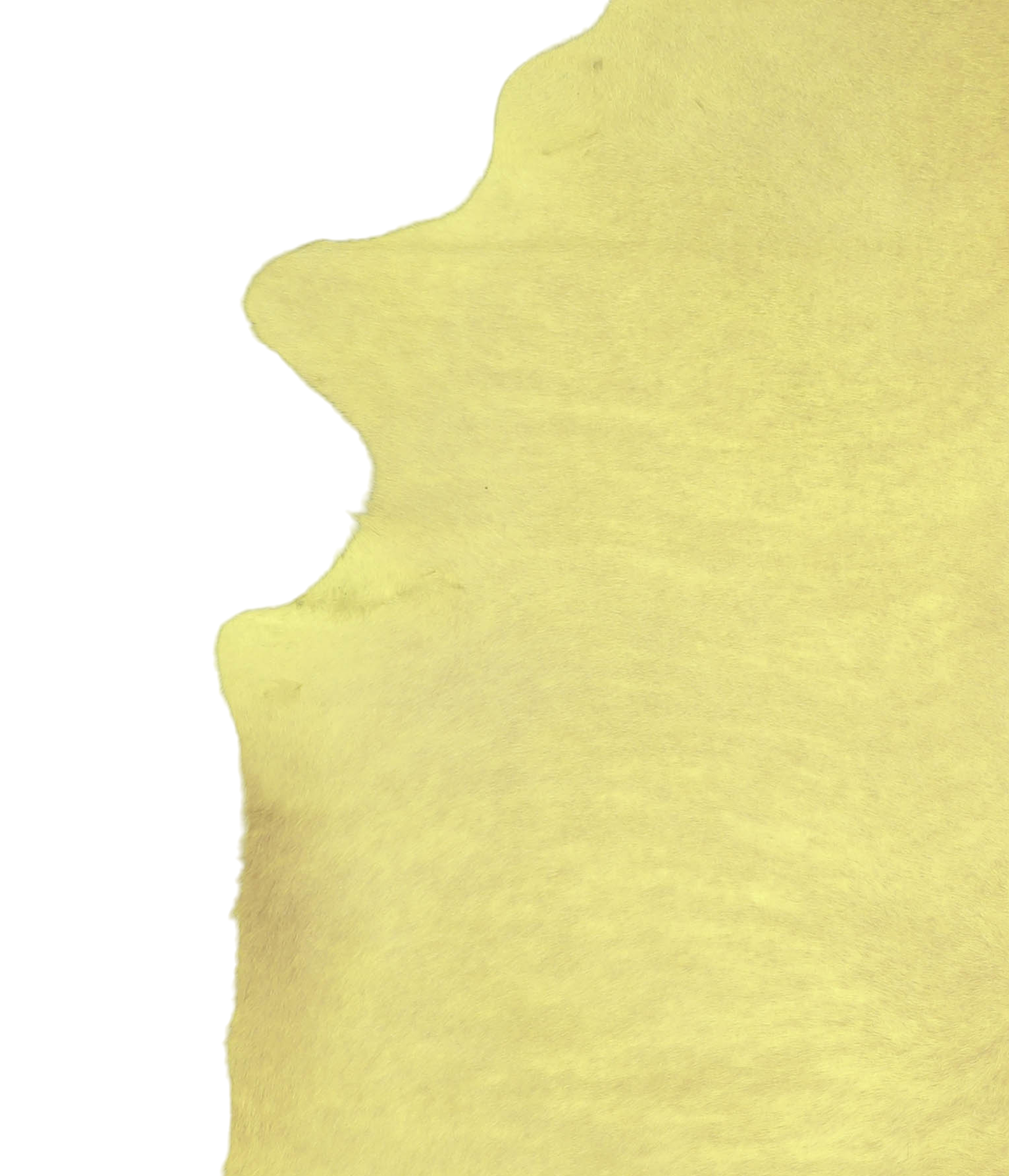 Dyed Yellow Cowhide Rug #A20570