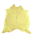 Dyed Yellow XX-Large Brazilian Cowhide Rug 7'3"H x 7'0"W #A20572 by Hudson Hides