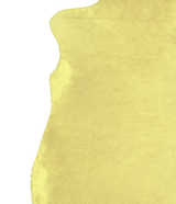 Dyed Yellow XX-Large Brazilian Cowhide Rug 7'3"H x 7'0"W #A20572 by Hudson Hides