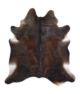 Chocolate X-Large Brazilian Cowhide Rug 7'4"H x 6'8"W #A20587 by Hudson Hides
